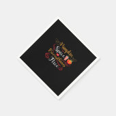 Pumpkin Gewürz Alles Nette Classic Sloth Serviette (Ecke)