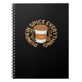 Pumpkin Gewürz Alles Nette Herbst Zitat Notizblock (Vorderseite)