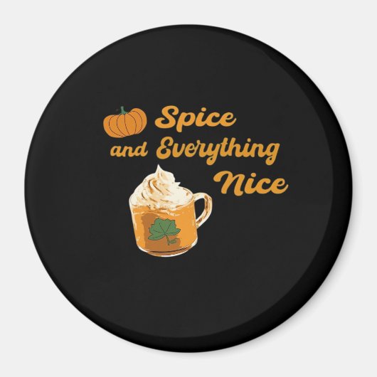 Pumpkin Gewürz & Alles Nette Magnet (Vorne)