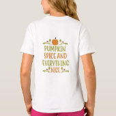 Pumpkin Gewürz Alles Nette Niedlichen Fall T-Shirt (Rückseite)