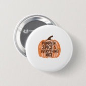 Pumpkin Gewürz & Alles Nette Slogan & Quo Button (Vorne & Hinten)