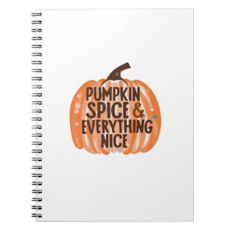 Pumpkin Gewürz & Alles Nette Slogan & Quo Notizblock