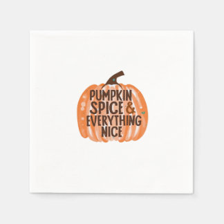 Pumpkin Gewürz & Alles Nette Slogan & Quo Serviette