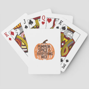 Pumpkin Gewürz & Alles Nette Slogan & Quo Spielkarten