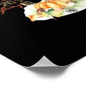 Pumpkin Gewürz & Alles Nizza Chill Slogan Poster (Ecke)