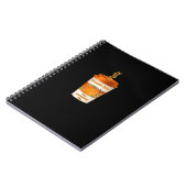 Pumpkin Gewürz & Alles Nizza Fall farbenfroher Kof Notizblock (Linke Seite)