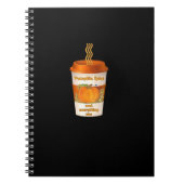 Pumpkin Gewürz & Alles Nizza Fall farbenfroher Kof Notizblock (Vorderseite)