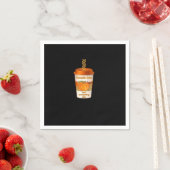 Pumpkin Gewürz & Alles Nizza Fall farbenfroher Kof Serviette (Beispiel)