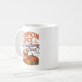 Pumpkin Gewürz & Alles Nizza Fall Kaffeetasse (Vorderseite Links)