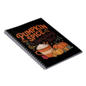 Pumpkin Gewürz & Alles Nizza Fall Notizblock (Rechte Seite)