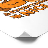 Pumpkin Gewürz & Alles Nizza - Gemütlicher Herbst Poster (Ecke)