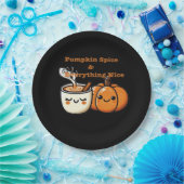 Pumpkin Gewürz & Alles Nizza - Herbst Pappteller (Party)