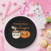 Pumpkin Gewürz & Alles Nizza - Herbst Pappteller (Party)