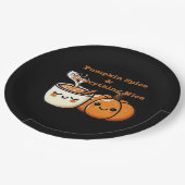 Pumpkin Gewürz & Alles Nizza - Herbst Pappteller (Schrägansicht)