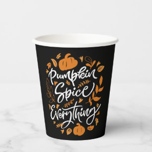 Pumpkin Gewürz alles Pappbecher