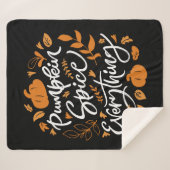 Pumpkin Gewürz alles Sherpadecke (Vorderseite (Horizontal))