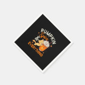 Pumpkin Gewürz Alles Shirt Cat Lover Niedlich Autu Serviette (Ecke)
