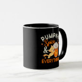 Pumpkin Gewürz Alles Shirt Cat Lover Niedlich Autu Tasse (VorderseiteRechts)