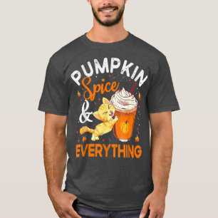 Pumpkin Gewürz AllesCat Lover Niedlich Herbst Herb T-Shirt