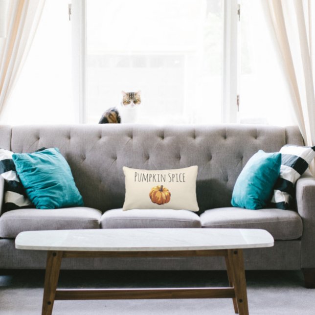 Pumpkin Gewürz Autumn Bauernhof Lendenkissen (Von Creator hochgeladen)