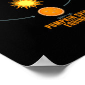Pumpkin Gewürz Autumnal Equinox Celestial Fall Ast Poster (Ecke)