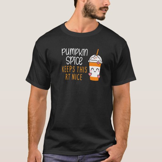 Pumpkin Gewürz Behalte diese nasse Atemtherme T-Shirt (Vorderseite)