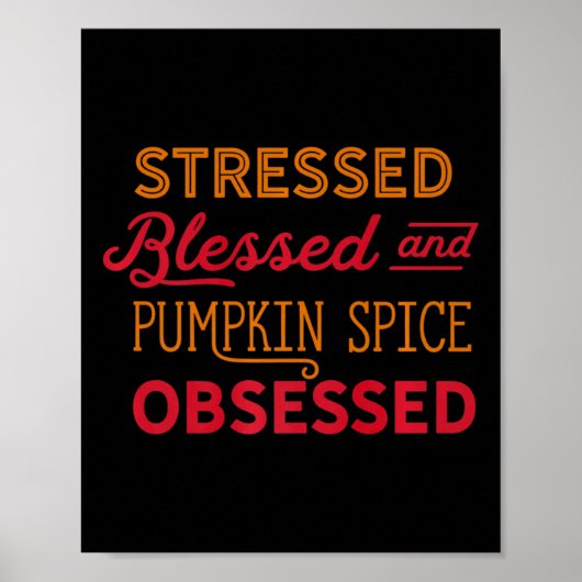 Pumpkin Gewürz besessene Mama PSL Alles Fall Tor Poster (Vorne)