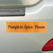 Pumpkin-Gewürz bitte Autoaufkleber (Auf Auto)
