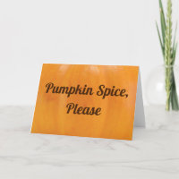 Pumpkin-Gewürz bitte
