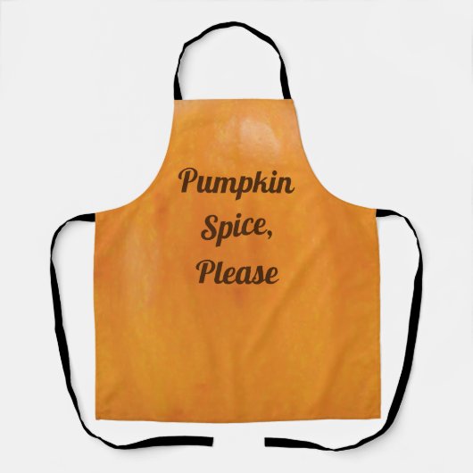 Pumpkin-Gewürz bitte Schürze (Vorderseite)