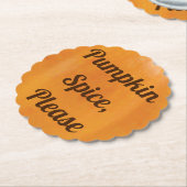Pumpkin-Gewürz bitte Untersetzer (angewinkelt)