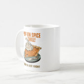 Pumpkin Gewürz & Chill Funny Funny Erntedank Fall  Kaffeetasse (Vorderseite Links)