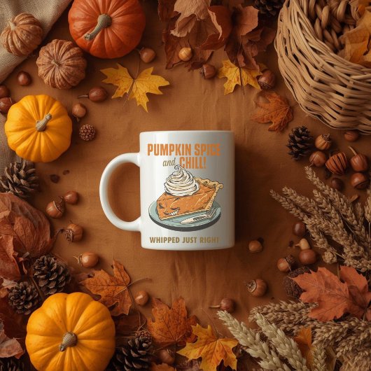 Pumpkin Gewürz & Chill Funny Funny Erntedank Fall  Kaffeetasse