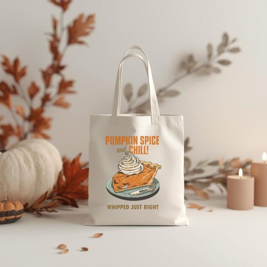 Pumpkin Gewürz & Chill Funny Funny Erntedank Fall Tragetasche
