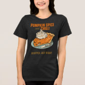 Pumpkin Gewürz & Chill Funny Funny Erntedank Fall Tri-Blend Shirt (Vorderseite)
