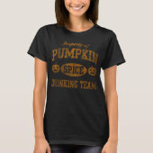 Pumpkin Gewürz Drink Team Halloween T-Shirt (Vorderseite)