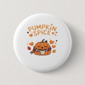 Pumpkin Gewürz & Everything Nice - Fall Vibes Art Button (Vorderseite)