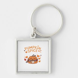 Pumpkin Gewürz & Everything Nice - Fall Vibes Art Schlüsselanhänger