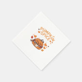 Pumpkin Gewürz & Everything Nice - Fall Vibes Art Serviette (Ecke)