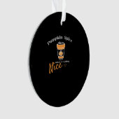 Pumpkin Gewürz & Everything Nice Halloween Funny Q Ornament (Vorderseite)