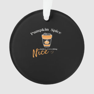 Pumpkin Gewürz & Everything Nice Halloween Funny Q Ornament
