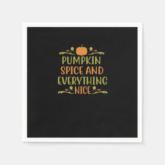 Pumpkin Gewürz & Everything Nice Viral Vibes Serviette