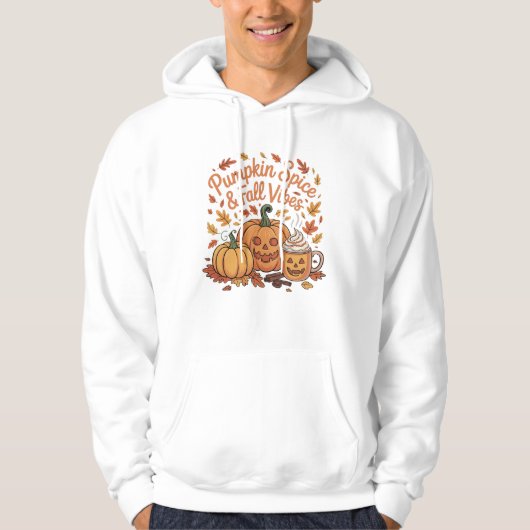 Pumpkin Gewürz & Fall Vibes Hoodie (Vorderseite)