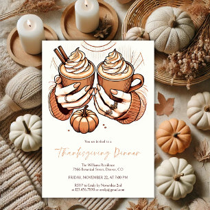 Pumpkin Gewürz & Gemütliches Erntedank Abendessen Einladung