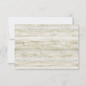 Pumpkin Gewürz Herbst Blätter Hochzeit RSVP Karte (Rückseite)