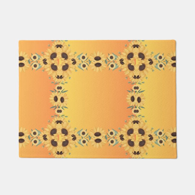 Pumpkin Gewürz Herbst Ernte Erntedank Fußmatte (Vorderseite)