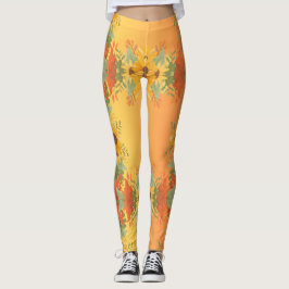 Pumpkin Gewürz Herbst Ernte Erntedank Leggings