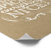 Pumpkin Gewürz Herbst Erntedank Kunstdruckerei Poster (Ecke)