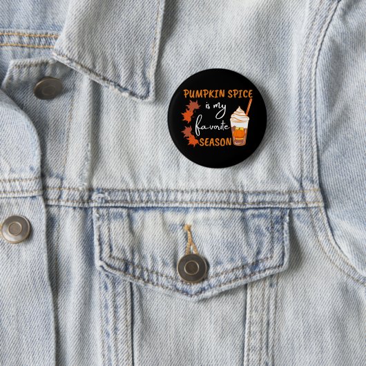 Pumpkin Gewürz Herbst Saison Herbst Button (Beispiel)
