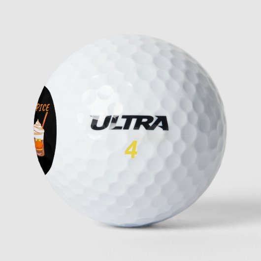 Pumpkin Gewürz Herbst Saison Herbst Golfball (Logo)